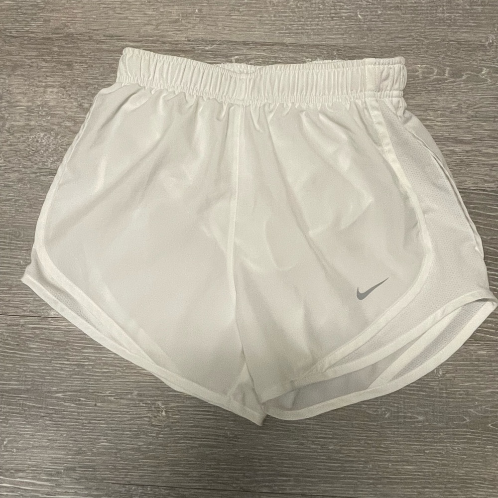 White XS Nike DriFit Shorts